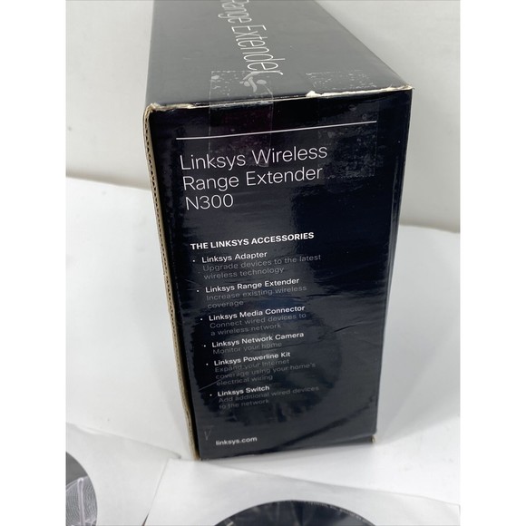 Cisco Linksys N300 Wireless Range Extender RE1000 Video Streaming 300 Mbps Speed - Picture 9 of 10